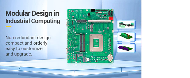 Modular Embedded Computer with Intel® Core 12/13/14th-Gen Processor 2.5GbE LAN